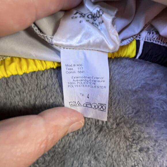 Assos Jacket Mens XL Yellow Black Cycling Windbreaker Reflective Swiss Made - Picture 11 of 12